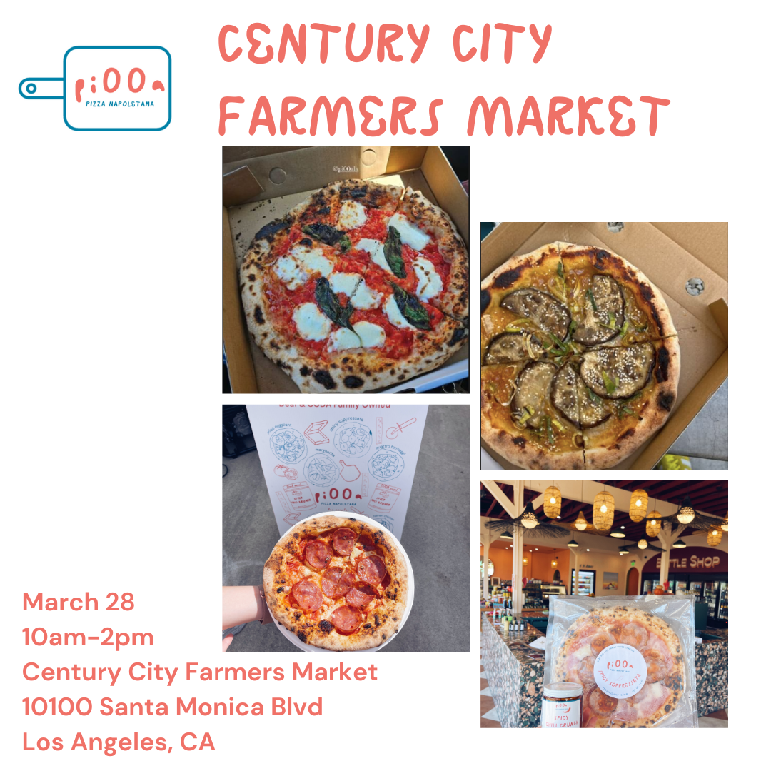 pi00a pops up at century city farmers market from 10am-2pm