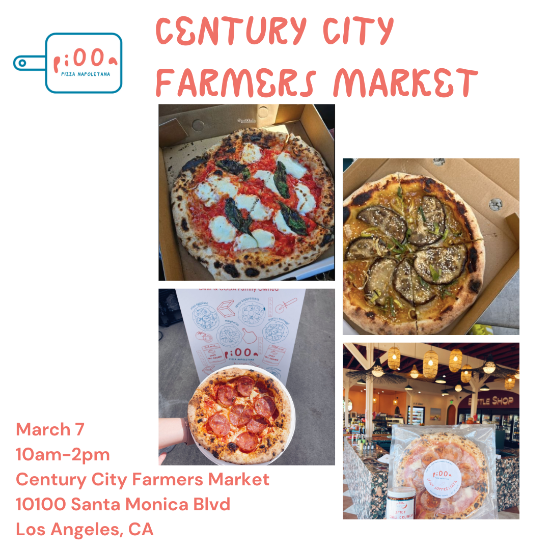 Century City Farmers Market, pi00la pops up